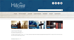 Desktop Screenshot of hillcrestefc.org